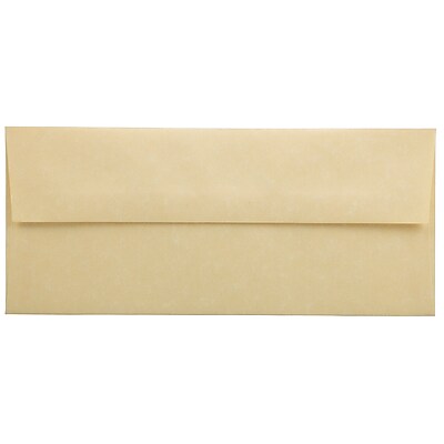 Green Recycled JAM PAPER #10 Business Colored Envelopes 4 1/8 x 9 1/2 50/Pack 